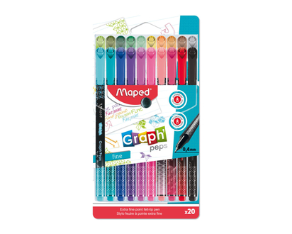 MAPED FINELINER FELT TIPS