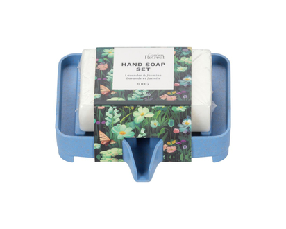 GARDEN RETREAT HAND SOAP SET 100G/DISH