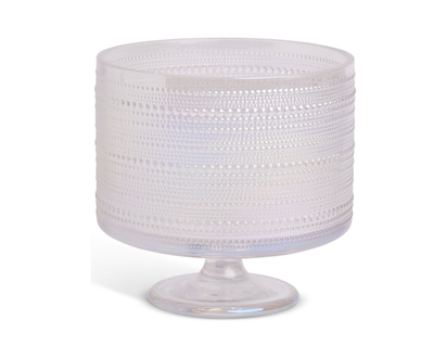 BROOKLYN STEEL TRIFLE DISH in White