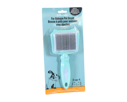 P/A FUR RELEASE PET BRUSH in Blue