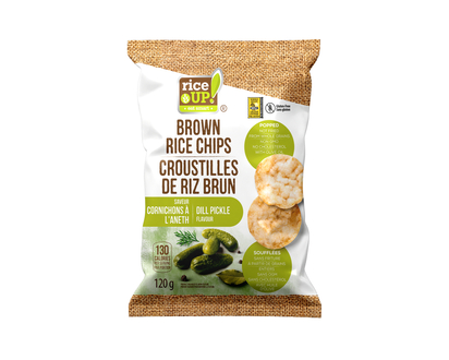 RICE UP RICE CHIPS DILL 120G