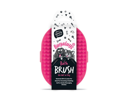 BL GROOM BATH BRUSH in Pink