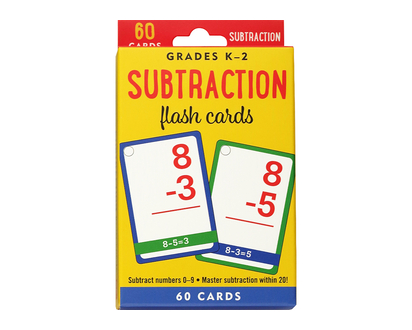 P/PAUPER SUBTRACT FLASH CARD