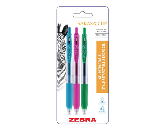 SARASA CLIP GEL 3PK ASST (B)