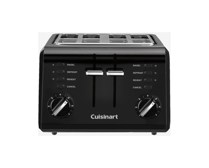 CUISINART COMPACT TOASTER in Black