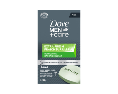 DOVE MEN BAR EXTRA FRESH 6X106G in Green