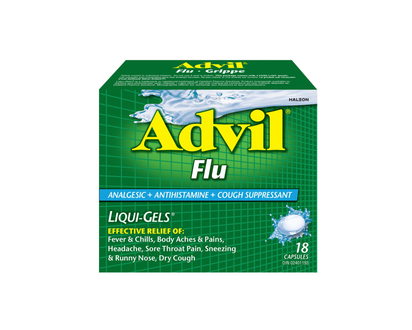 ADVIL FLU LIQUI GELS CAPSULE 18'S