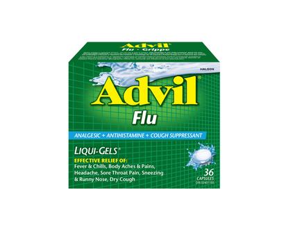 ADVIL FLU LIQUI GELS CAPSULE 36'S