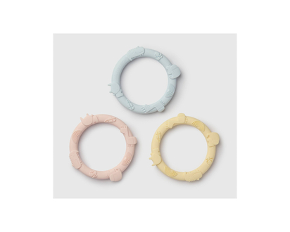 Loulou Lollipop Teether RingSet in Pastel