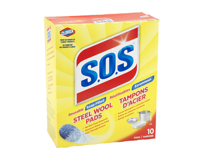 S.O.S. Steel Wool Soap Pads - 10 pack