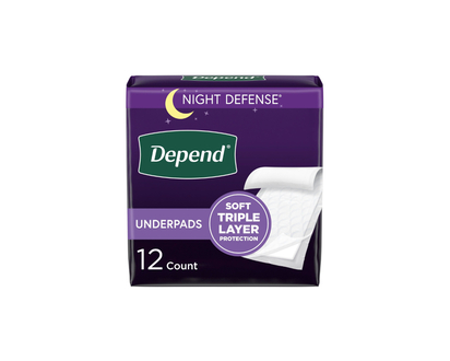 DEPEND UNDERPAD Size 12s