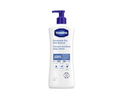 VASELINE EXTR DRY SKIN RESC 600ML