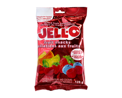 JELL-O FRUIT SNACKS 120G