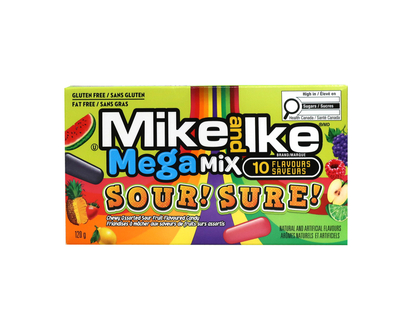 MIKE AND IKE MEGA SOUR MIX 120G
