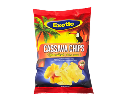 EXOTIC CASSAVA CHIPS UNSALT 150G