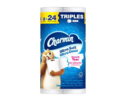 CHARMIN B/TISSUE SOFT Size 8=24 Rolls