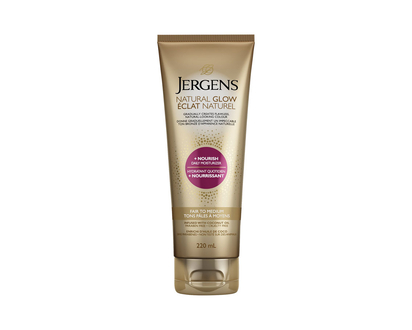 Jergens Natural Glow + Nourish Daily Moisturiser - Fair to Medium - 220ml
