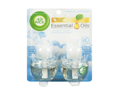 Air Wick Scented Oil Refill - Crisp Breeze - 2 x 21ml