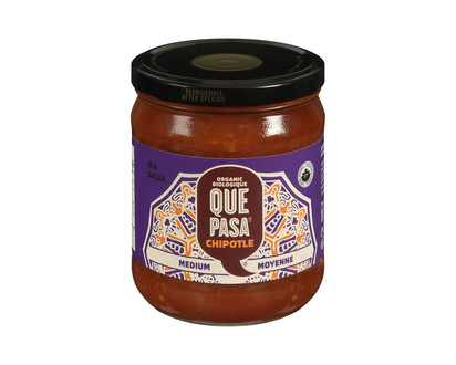 Que Pasa Organic Chipotle Medium Salsa- 420ml