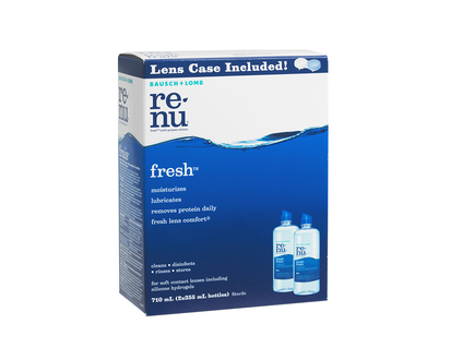 Bausch + Lomb Renu Fresh Multi-Purpose Contact Lens Disinfecting Solution - 2 x 355ml