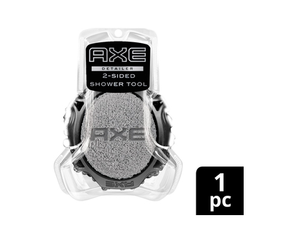 Axe 2-sided Shower Tool - 1 Count