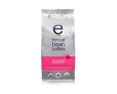 Ethical Bean Coffee - Bold Dark Roast - Whole Bean - 908g