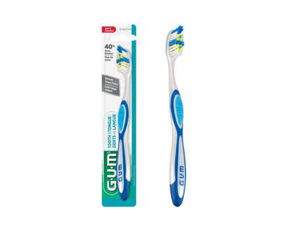 G.U.M Tooth 'N Tongue Toothbrush Assorted - Soft