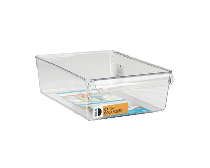 InterDesign Linus Pullz Cabinet Organizer - Extra Wide - Clear