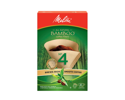 Melitta Bamboo No.4 Cone Filters - 80 pack
