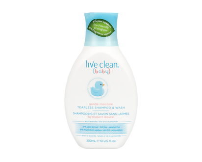 Live Clean Baby Tearless Shampoo & Wash - 300ml