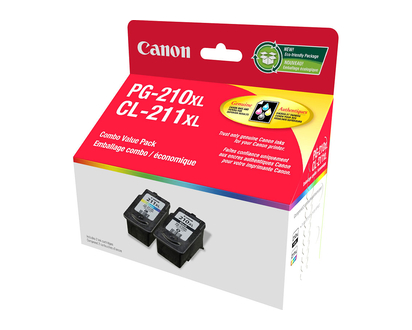 Canon PG-210XL with CL-211XL Combo Value Pack - 2973B008