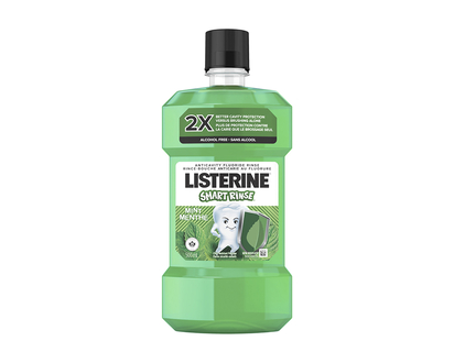 Listerine Smart Rinse Mouthwash - Mint - 500ml