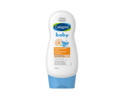 Cetaphil Baby Moisturizing Bath and Wash with Organic Calendula - 230ml