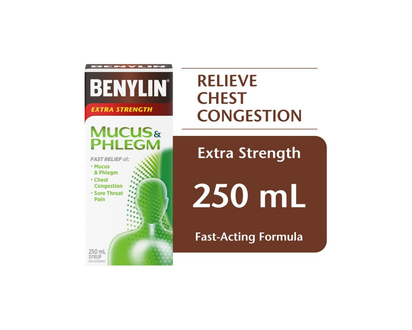 Benylin Extra Strength Mucus & Phlegm Syrup - 250ml