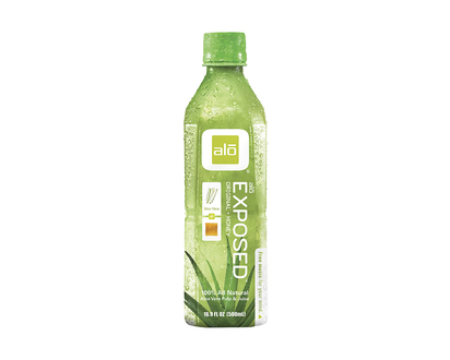 Alo Exposed Aloe Vera Pulp and Juice - Original plus Honey - 500ml
