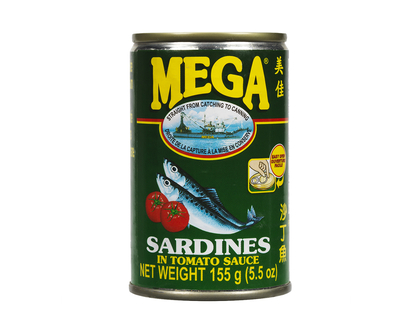Mega Sardines in Tomato Sauce - 155g