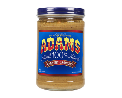 Adams Peanut Butter - Crunchy - 1kg