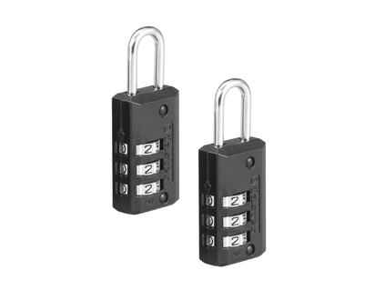 Master Lock Luggage Locks - Black - 2 pack
