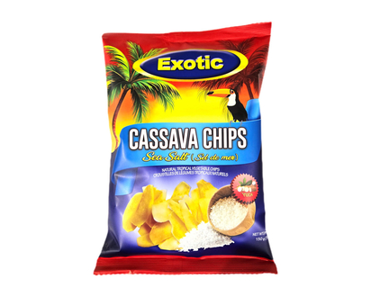 EXOTIC CASSAVA CHIPS SALTED 150G