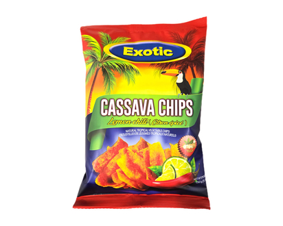 EXOTIC CASSAVA CHIPS LEMON 150G