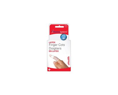 PharmaSystems Latex Finger Cots - PS214