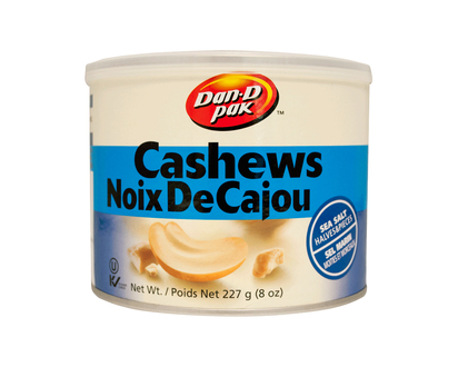 Dan-D-Pak Cashews - Sea Salt Halves & Pieces - 227g