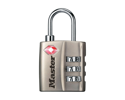 Master Lock TSA Combination Luggage Lock - Nickel - 30mm