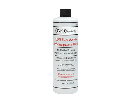 Onyx 100% Pure Acetone Nail Polish Remover - 16oz
