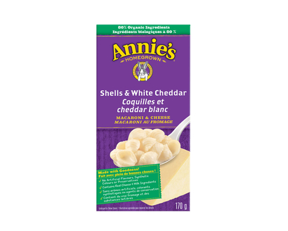 Annie's Shells & White Cheddar - 170g