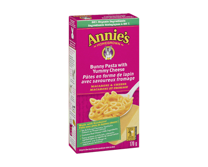 Annie's Bunny Pasta with Yummy Cheese - 170g