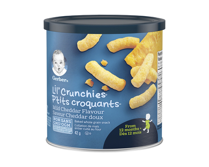 Gerber Graduates for Toddlers Lil' Crunchies - Mild Cheddar - 42g