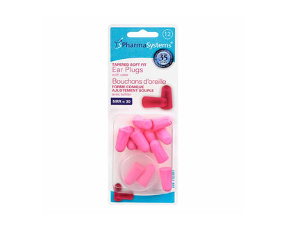 PharmaSystems U Hear Tapered Ear Plugs - 12s - Pink