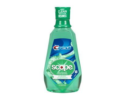 Crest Scope Mouthwash - Classic - 1litre