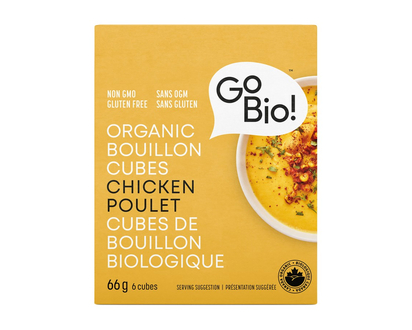 Go Bio! Gobio Organic Chicken Bouillon Cubes - 66g